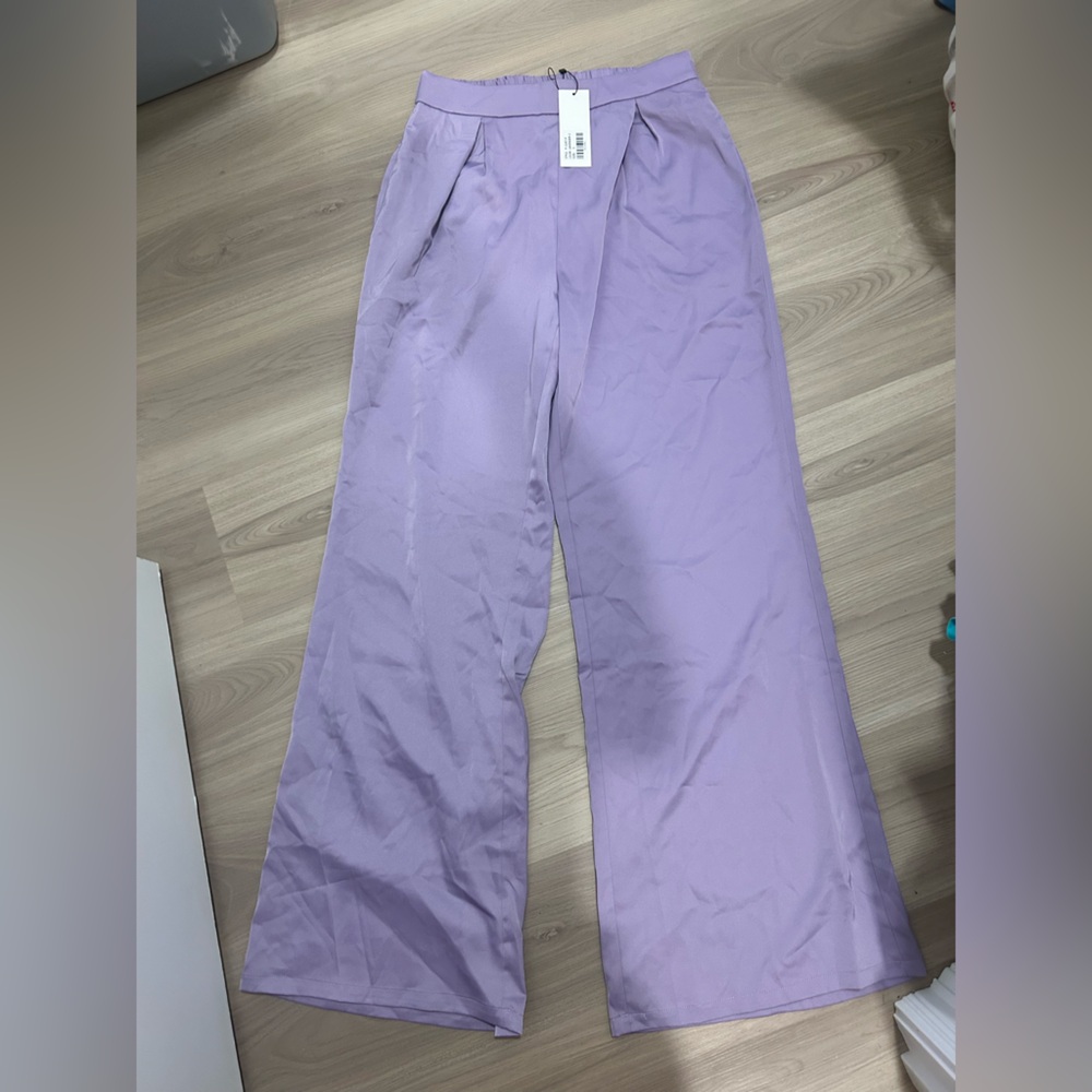 Lavender Flare Pants